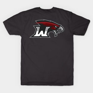 Weatherford Eagles Eagle Head + W Logo (Two-Sided) T-Shirt